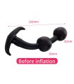 Plug Anal Gonflable Double Boule 10cm Plug Anal Gonflable Double Boule 10cm