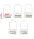 Pack de 10 Cadenas Numérotés Blanc