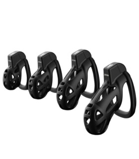 Cage de Chasteté Rigide Solid Lock Noir