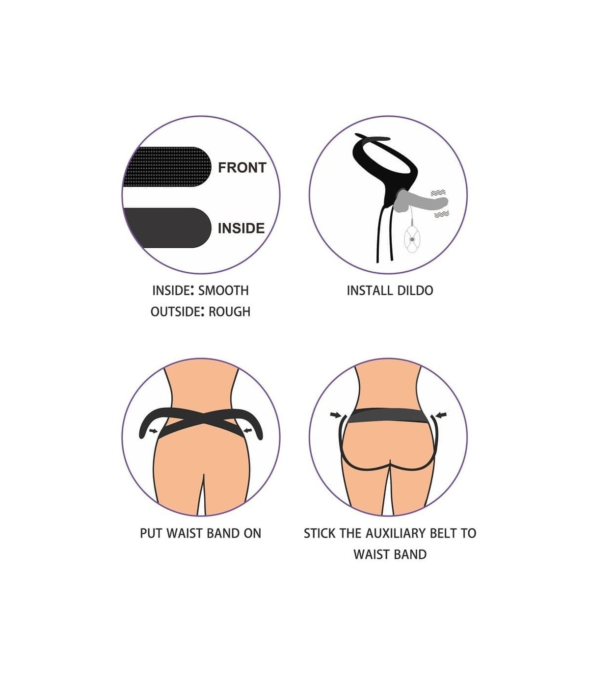 Gode Ceinture Vibrant 19x5cm Lovetoy