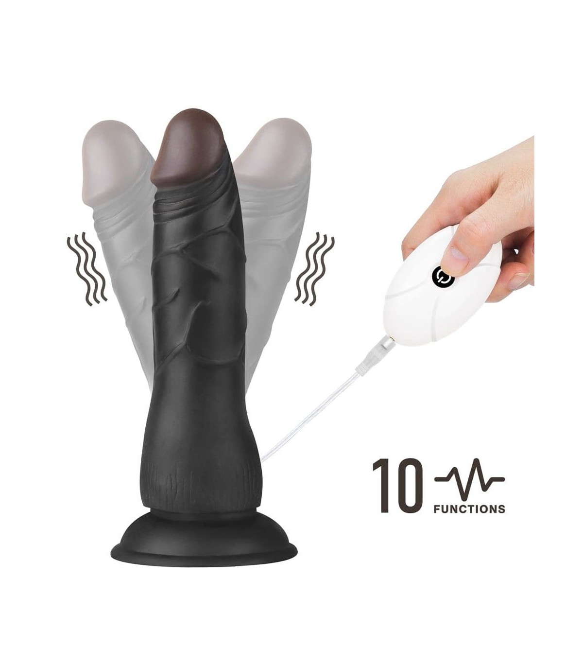 Gode Ceinture Vibrant 19x5cm Lovetoy