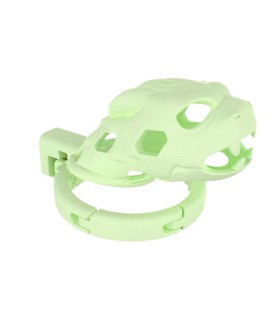 Cage de Chasteté Résine Dragon Vert