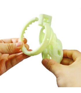 Cage de Chasteté Résine Dragon Vert