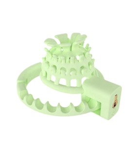Cage de Chasteté Plastique Courte Fleur