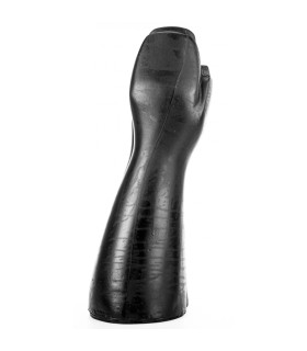 Gode Enorme All Black AB59 Double Fist 38x15cm