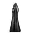 Gode Enorme All Black AB59 Double Fist 38x15cm
