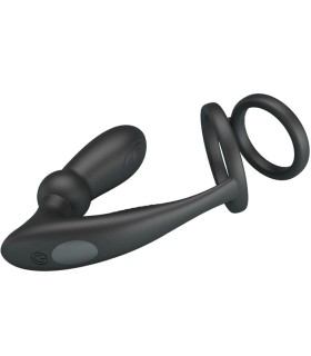 Double Cockring Plug Anal Vibrant