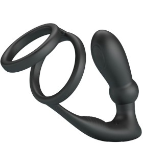 Double Cockring Plug Anal Vibrant