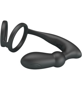 Double Cockring Plug Anal Vibrant