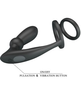 Double Cockring Plug Anal Vibrant