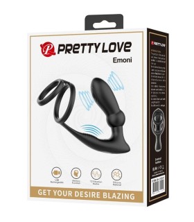 Double Cockring Plug Anal Vibrant Emon
