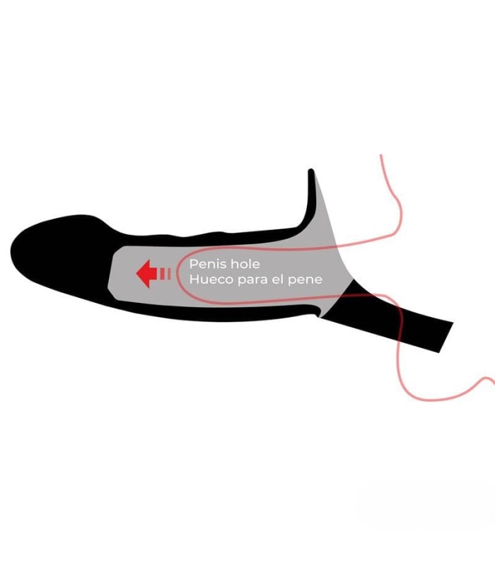 Gode Ceinture Creux Kevin 14.5x4.5cm