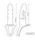Gode Ceinture Creux Kevin 14.5x4.5cm