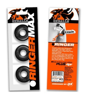 Lot de 3 Cockrings Ringer Max Oxballs 20mm Lot de 3 Cockrings Ringer Max Oxballs 20mm