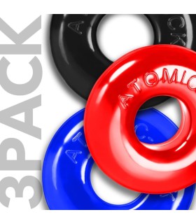 Lot 3 Cockrings Ringer Max Multicouleur Lot 3 Cockrings Ringer Max Multicouleur