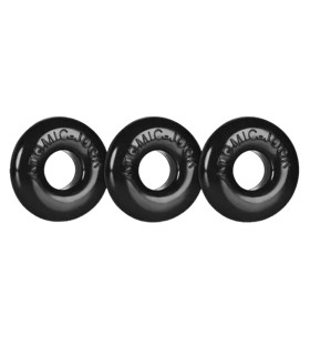Lot de 3 Cockrings Ringer Max Oxballs 20mm anneau extensible souple Lot de 3 Cockrings Ringer Max Oxballs 20mm anneau extensible souple