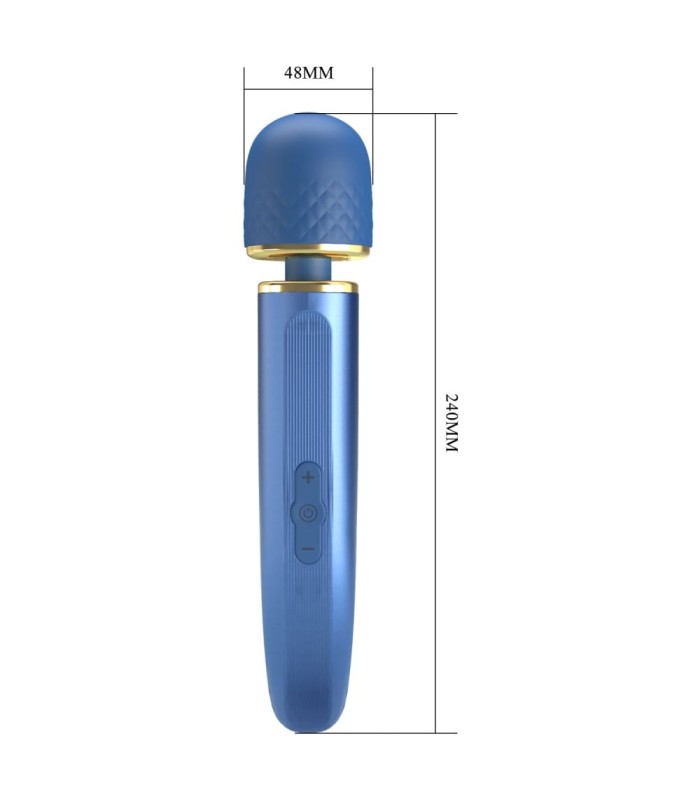 Masturbateur Homme Wand Bleu 24cm