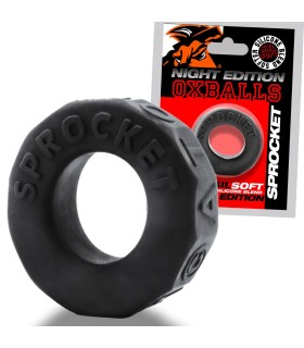 Cockring homme gay Silicone Sprocket Night Edition