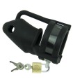 Cage Pénis homme gay Silicone Noir