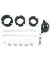Cage Pénis homme gay Silicone Noir