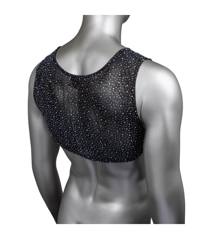Crop Top Transparent à Strass Radiance Calexotics