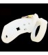 Cage de Chasteté Silicone Petite Etoile blanche
