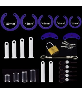 Cage de Chasteté Silicone Petite Etoile