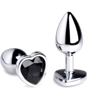 Bijou Anal Homme Coeur Noir