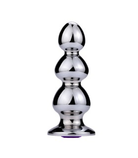 Plug Anal Métal XXL Bijou Violet