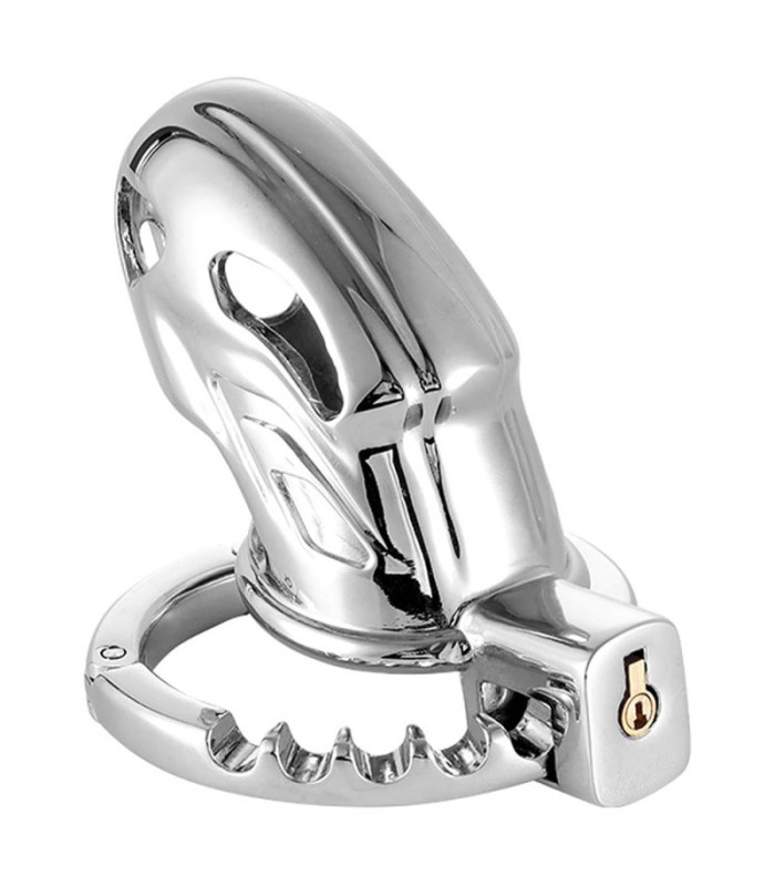 Cage de Chasteté Métal Steel Man