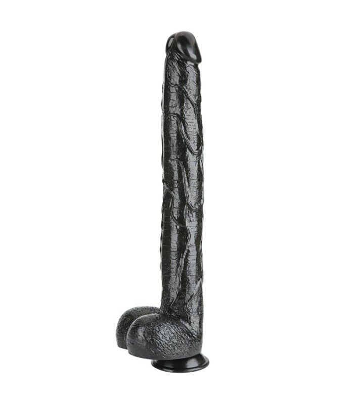 Gode Réaliste Large et Long Marcus en pvc noir
