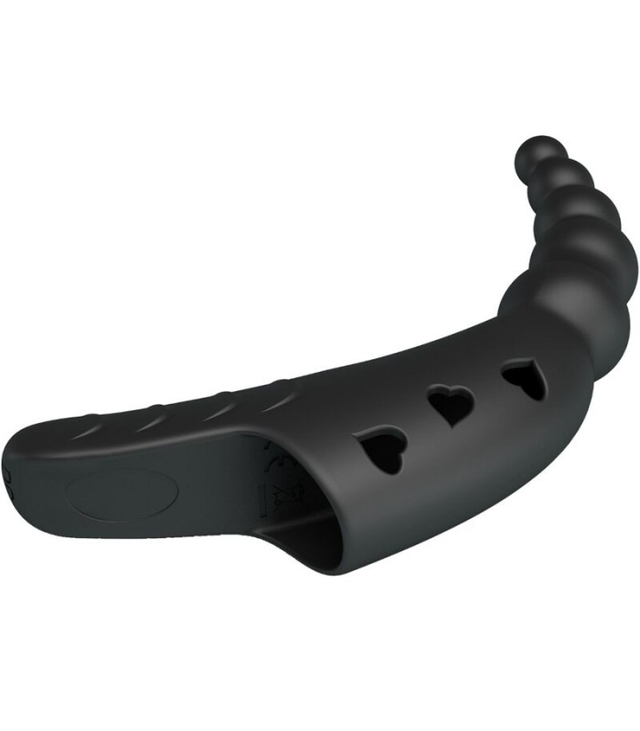 Gaine de Doigt Vibrante Chapelet Anal Jordin