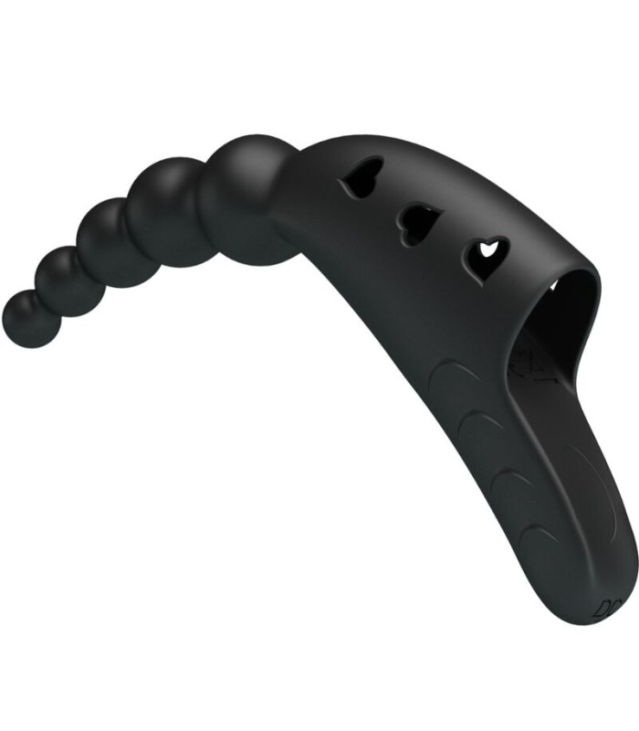 Gaine de Doigt Vibrante Chapelet Anal Jordin
