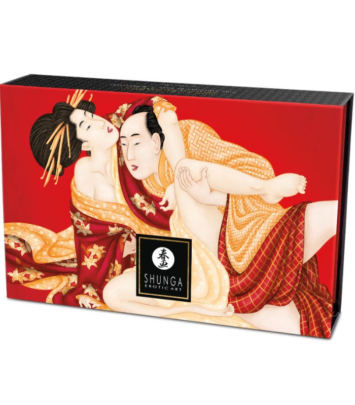 Kit de Poudre de Massage Comestible Fraise