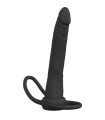 Gode Anal Double Trouble Noir 15x2,5cm