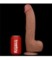 Gode XL Marron avec Veines 31x6,2cm Gode XL Marron avec Veines 31x6,2cm