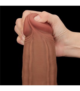 Gode XL Marron avec Veines 31x6,2cm