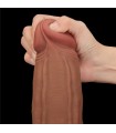 Gode XL Marron avec Veines 31x6,2cm Gode XL Marron avec Veines 31x6,2cm