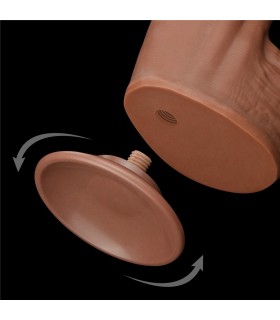 Gode XL Marron avec Veines 31x6,2cm