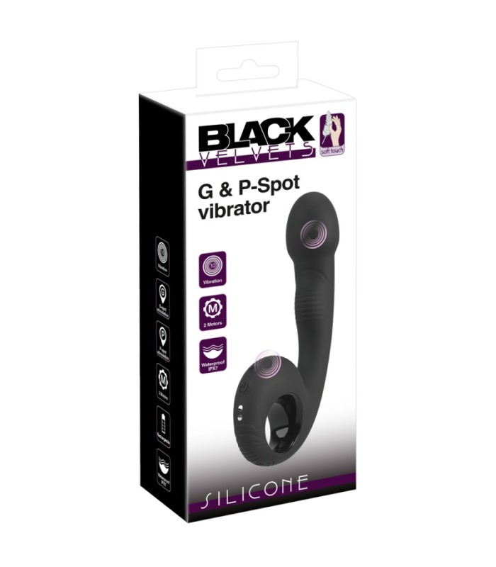 Stimulateur de Prostate Vibrant P-Spot Black Velvets