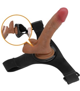 Gode Ceinture Dildo Vibrant et Ejaculateur