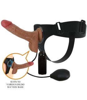 Gode Ceinture Dildo Vibrant et Ejaculateur