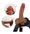 Gode Ceinture Dildo Vibrant et Ejaculateur