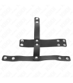 Cage à Pénis Cuir Noir Kink