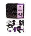 Coffret Secret Bondage Violet et Noir 8 Pièces