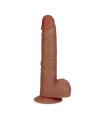 Gode Large Vibrant Marron Realrock 23x5cm
