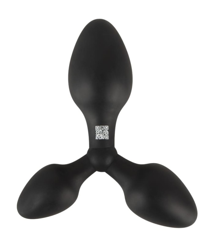 Plug Anal Silicone Triple Diamètre Noir