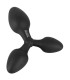 Plug Anal Silicone Triple Diamètre Noir