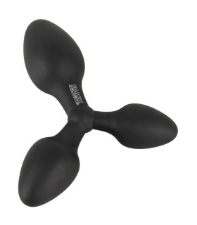 Plug Anal Silicone Triple Diamètre Noir