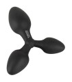 Plug Anal Silicone Triple Diamètre Noir